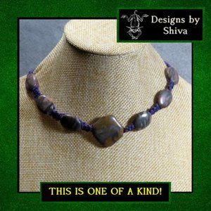 Chrysanthemum Stone Necklace
